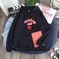 HarajukuStrawberry Milk Graphic Sweatshirt