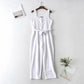 Fashion Retro Lace Up One Piece Waist Pants Women's New Tooling Overalls