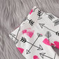 Four-Piece Printed Cotton Letters For Infants