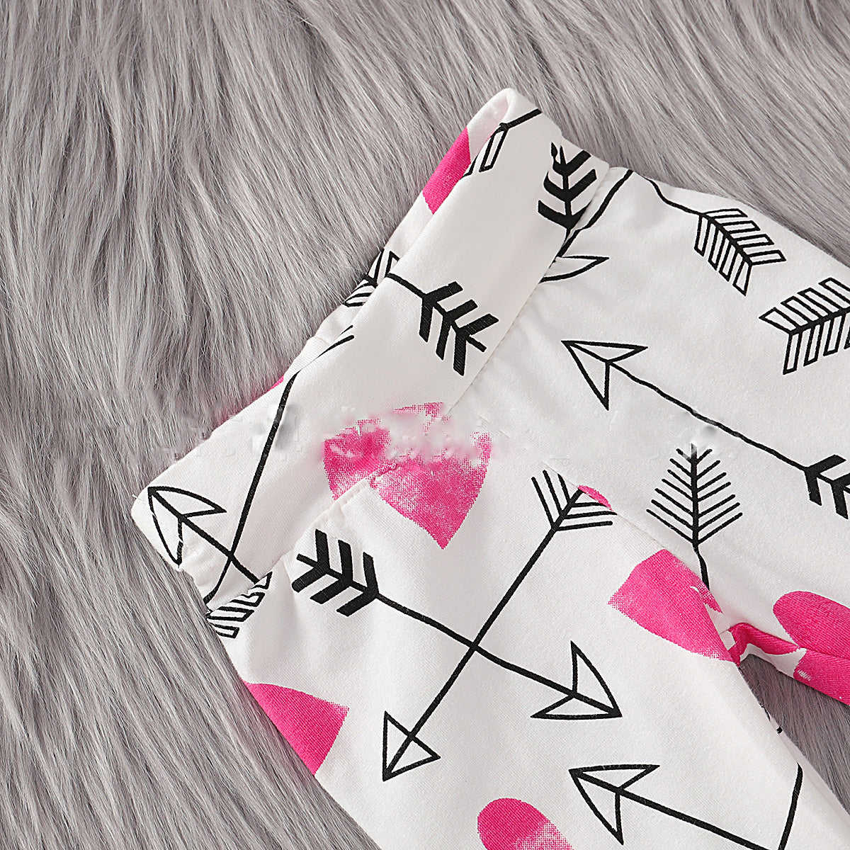 Four-Piece Printed Cotton Letters For Infants