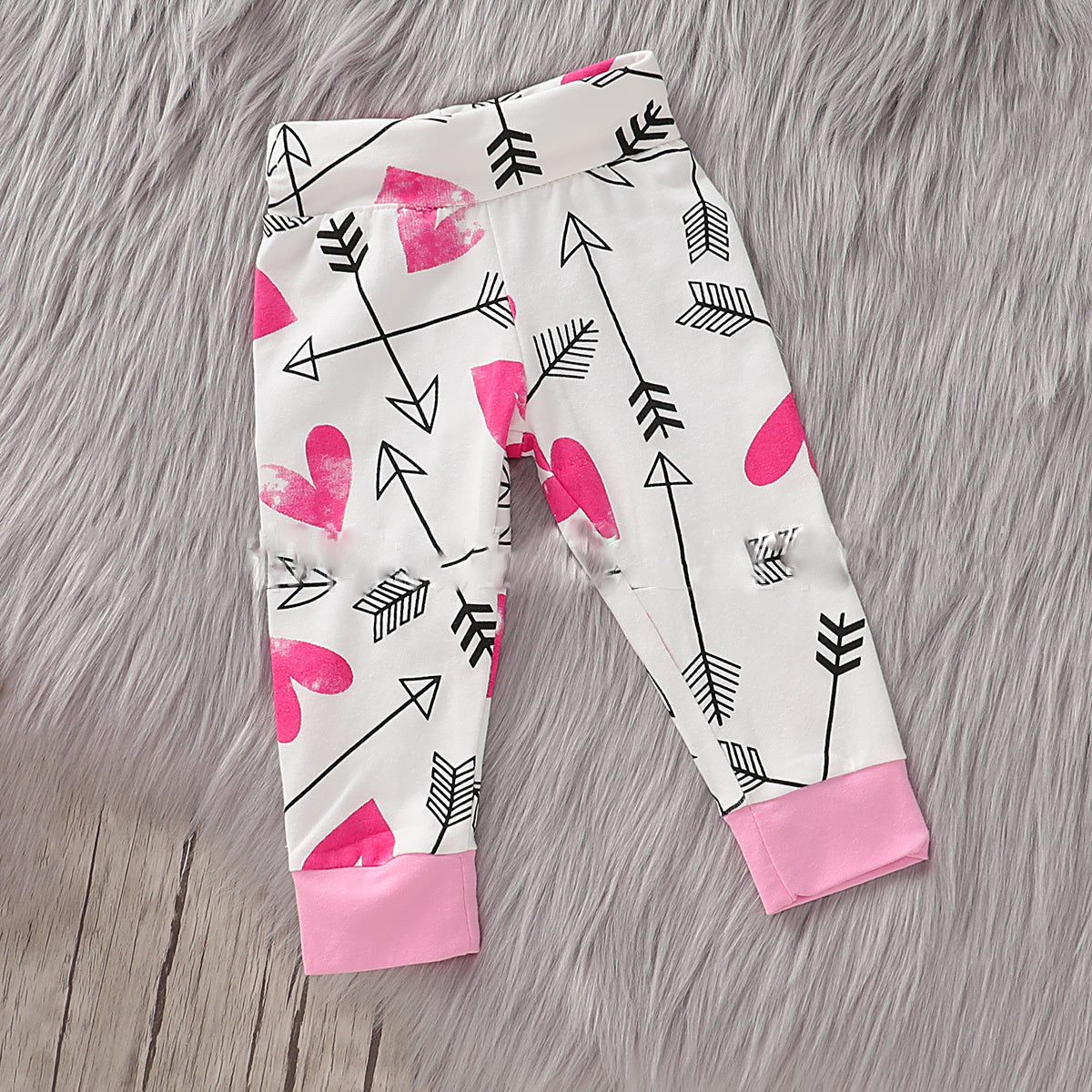 Four-Piece Printed Cotton Letters For Infants