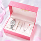 Gypsophila Steel Band Quartz Diamond Tide Watch