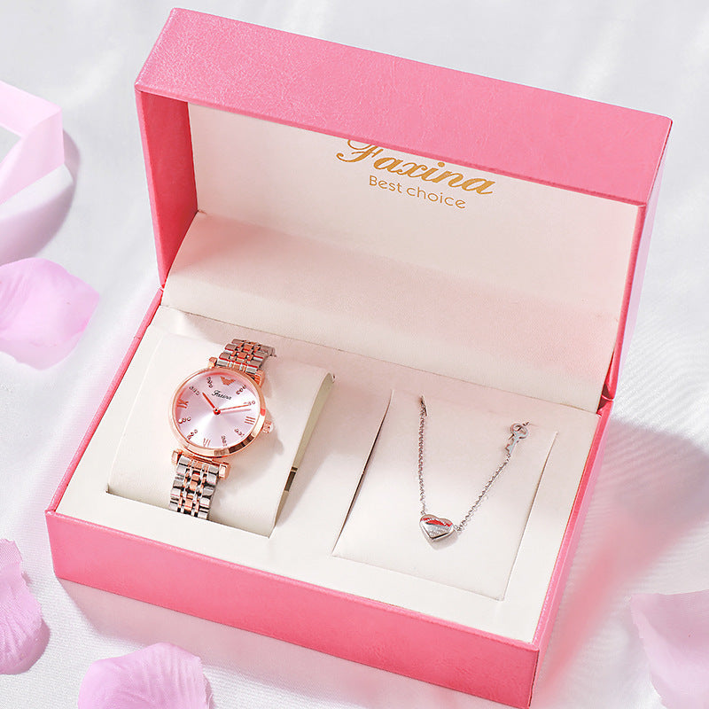 Gypsophila Steel Band Quartz Diamond Tide Watch