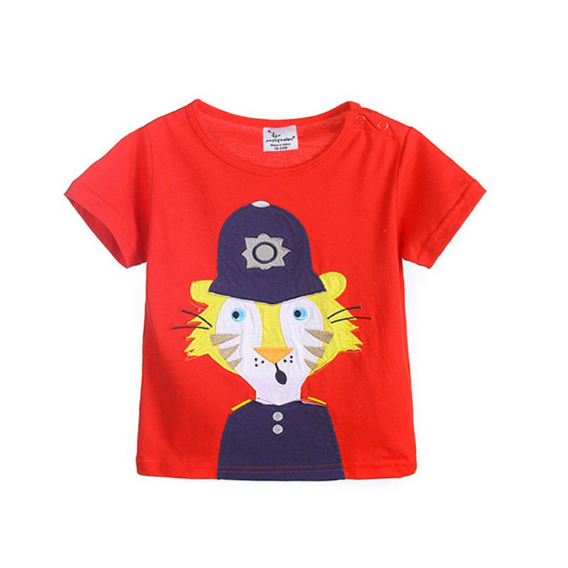 T-shirts pour enfants européens et américains T-shirts à manches courtes pour enfants européens et américains