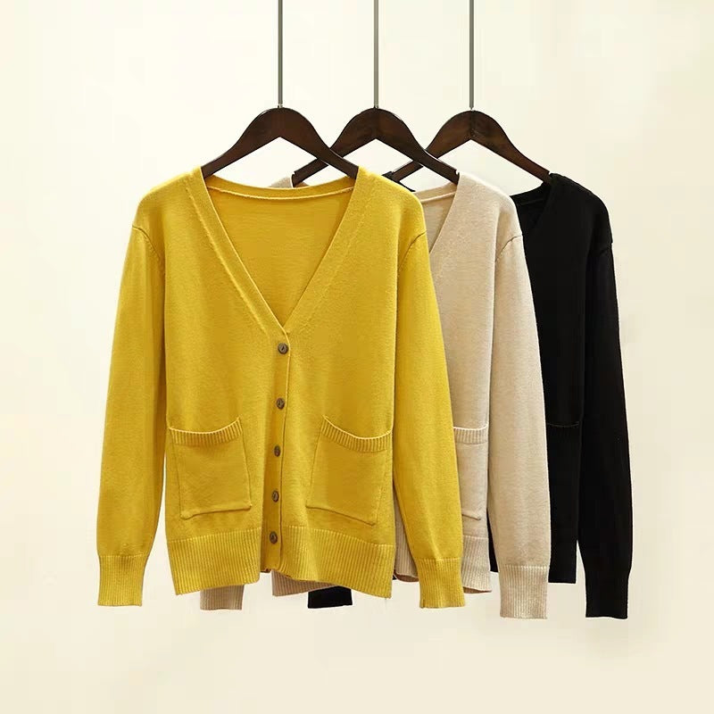 Korean Style Loose Cardigan Fashion Jacket
