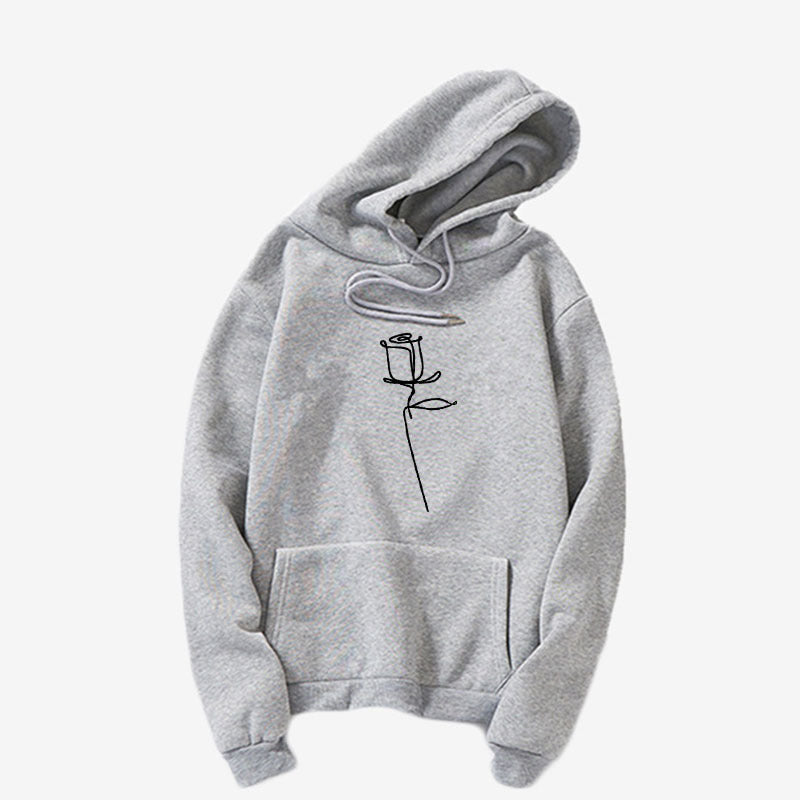 Sweat à capuche sport imprimé rose noire Candy