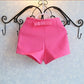 Summer Outfit for Little Girls, Polka Dot Shirt and Pink Shorts Set, Children 1-6 Years