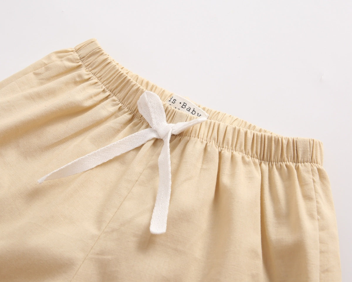Vêtements pour bébé, vêtements coréens pour enfants, ensemble deux pièces pour bébé garçon, imprimé animal, t-shirt à manches courtes et short, été