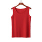 Summer Korean Version Of Thread Cotton Freely Cut Round Neck Vest Female Elastic