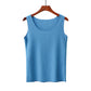 Summer Korean Version Of Thread Cotton Freely Cut Round Neck Vest Female Elastic