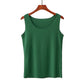 Summer Korean Version Of Thread Cotton Freely Cut Round Neck Vest Female Elastic