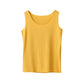 Summer Korean Version Of Thread Cotton Freely Cut Round Neck Vest Female Elastic