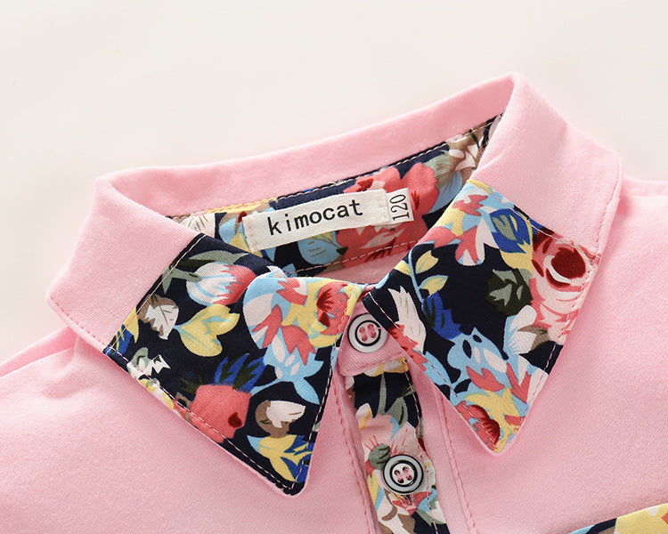 Ensemble chemise à manches courtes et pantalon à imprimé floral pour garçon, vêtements de printemps pour enfants