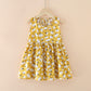Robe d'été style occidental pour enfants, jupe filet rouge pour petite fille