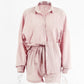 Single-breasted Cardigan Loose Top High Waist Shorts Two-Piece Set