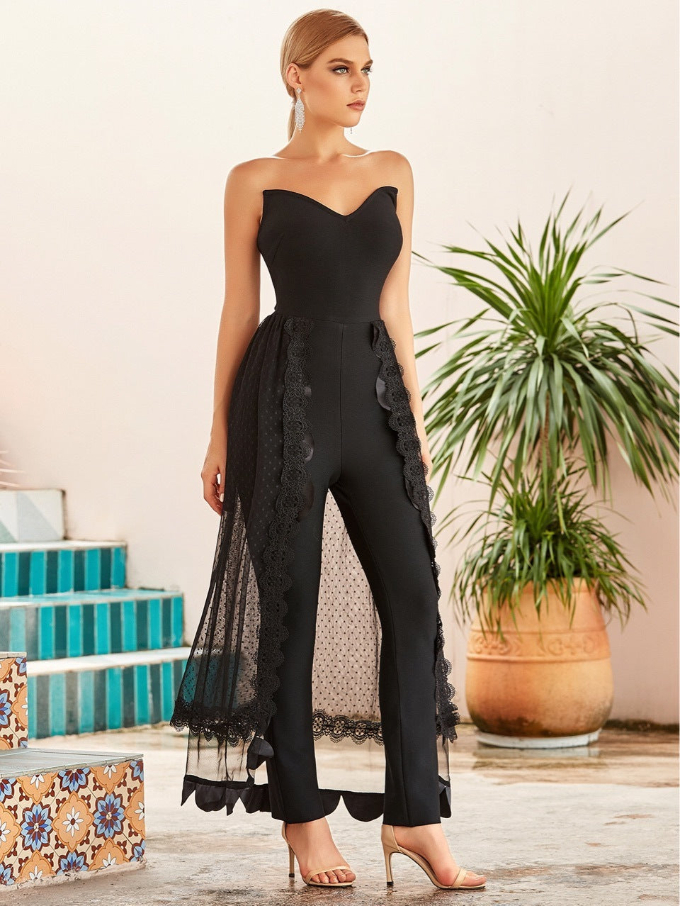 Fashion Women's Black Jumpsuit
