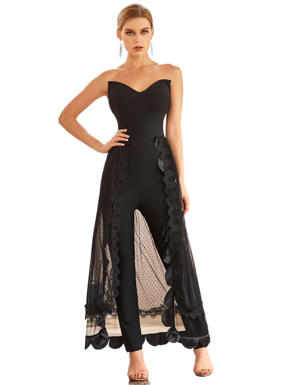 Fashion Women's Black Jumpsuit