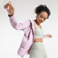 Loose Yoga Fitness Jacket Women'S Hooded Zipper Cardigan Long Sleeve Sports Top Women'S Yoga Wear