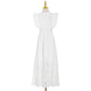 Lace Perspective High Waist Slim Sleeveless Long Dress