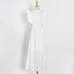 Lace Perspective High Waist Slim Sleeveless Long Dress