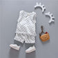 Lightweight Sweat-absorbent Pajamas For Kids Children's Sleeveless Cotton Gauze Vest