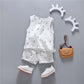 Lightweight Sweat-absorbent Pajamas For Kids Children's Sleeveless Cotton Gauze Vest