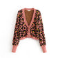 Loose Knit Cardigan Sweater Jacket Short Vest Two-piece Set