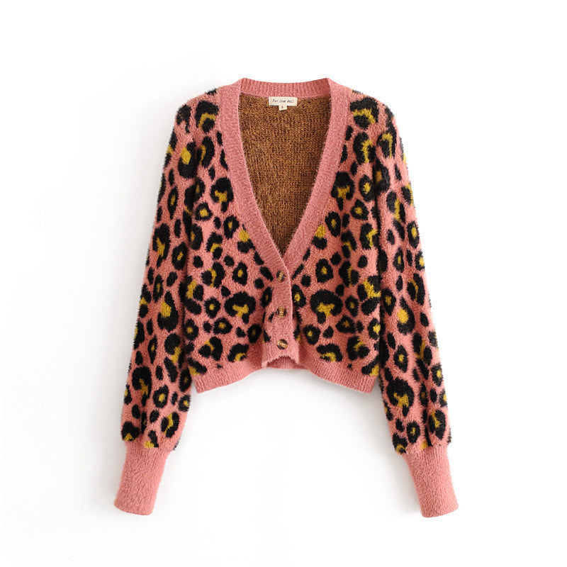 Loose Knit Cardigan Sweater Jacket Short Vest Two-piece Set