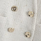European And American Women'S Clothing Wholesale Gold Button Texture Coat