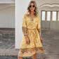 Robe imprimée style bohème pour les vacances, été, femme