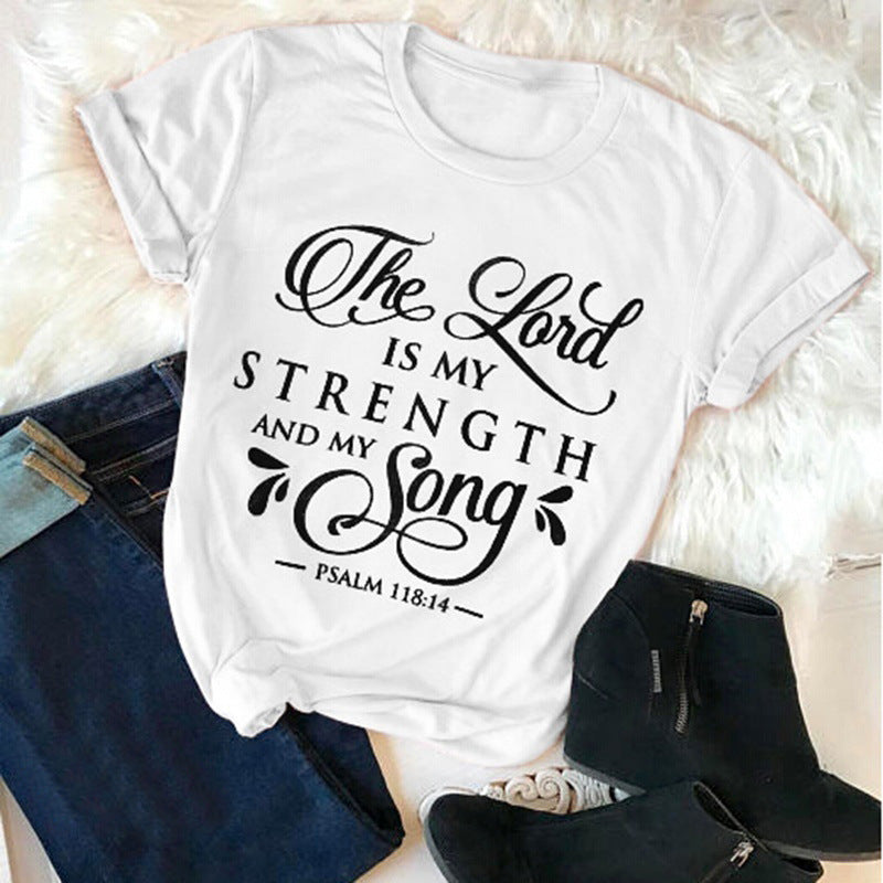 T-shirt femme mode rétro drôle Jésus T-shirt foi slogan art haut