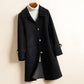 Women's Thick Mid-Length Woolen Coat
