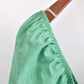 Square Neck Puff Sleeve Halter Strapless Top