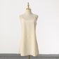 Beige Lace Embroidered Hollow Out Dress