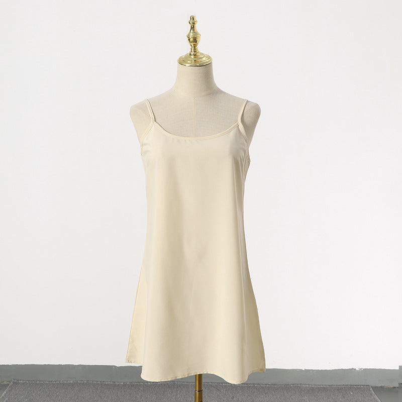 Beige Lace Embroidered Hollow Out Dress