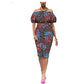 African Ethnic Printing Batik Cotton Two-piece AFRIPRIDE