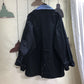 Stitching Denim Collar Casual All-Match Windbreaker