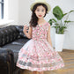 Robe de danse fleurie d'été pour bébé fille