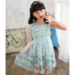 Robe de danse fleurie d'été pour bébé fille