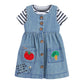 Robe sans manches en coton pour filles, nouvelle collection de vêtements pour enfants européens et américains, jupe pour enfants