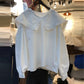 Women'S Loose Lace Stitching Bottoming Long-Sleeved Shirt