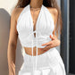 The Bottoming Was Thin V-neck Halterneck Vest Women's Sleeveless Tube Top