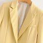 Spring Large Version Loose And Thin Mid-Length Candy Color Suit Jacket High Waist Thin Slacks Suit Women