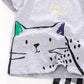 Costume d'été pour enfants, style européen et américain, manches courtes
