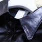 Spring New Stand Collar Bubble Sleeve Short Handsome Small Leather Dress  Sequin Suspender Dress Suit Women