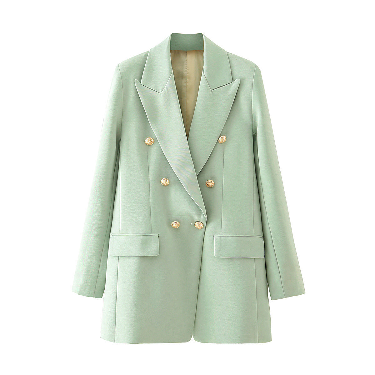 All-Match Slimming Loose Casual Double-Breasted Blazer Suit