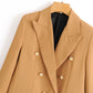All-Match Slimming Loose Casual Double-Breasted Blazer Suit