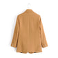 All-Match Slimming Loose Casual Double-Breasted Blazer Suit
