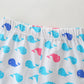 Ensemble t-shirt à manches courtes pour fille, motif dessin animé, col rond, en coton tricoté
