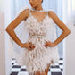Nouvelle robe de mariée d'hiver sexy et tendance pour femme